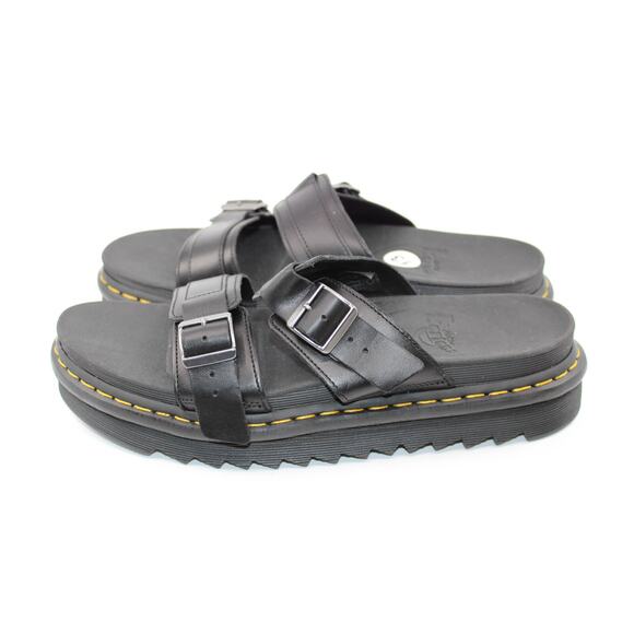 B5 New DR. MARTENS Unisex-Adult Myles Sandal Black Size Mens US 13 - Picture 3 of 6
